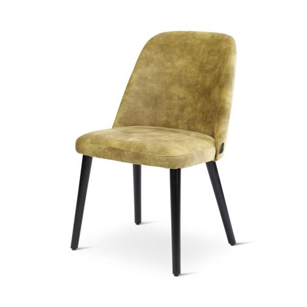 PAM chair with round wooden legs