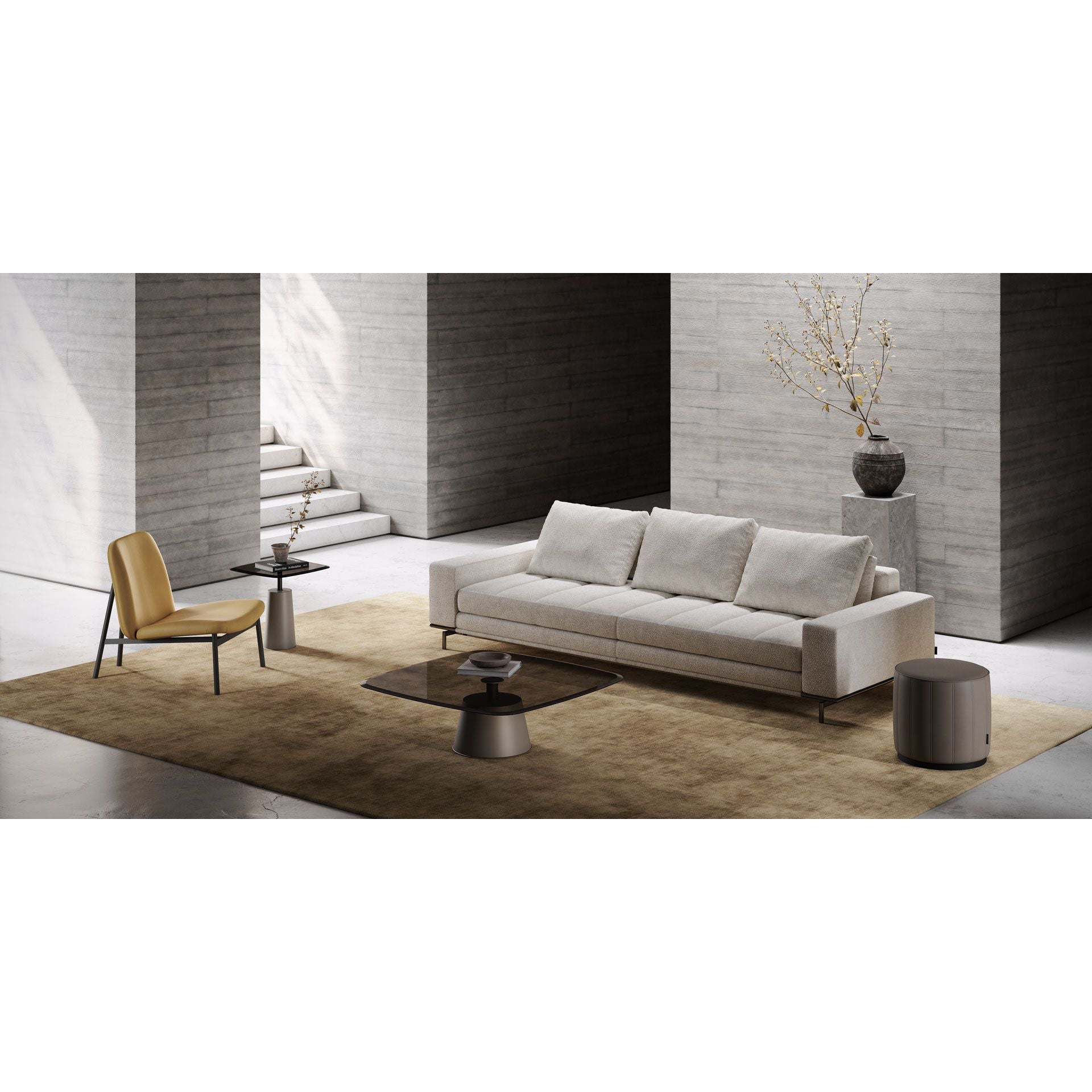 Parker 2-Seater Sofa: Brampton  – Modern & Comfortable Upholstered Seating for Living Room