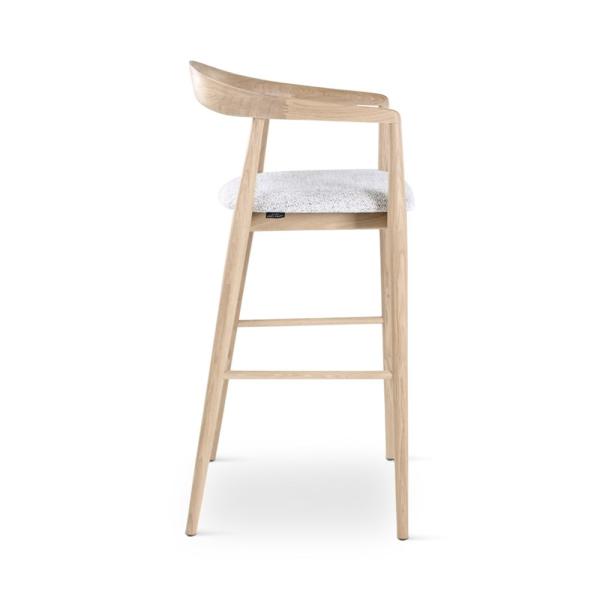 PURA bar chair oak incl cushion