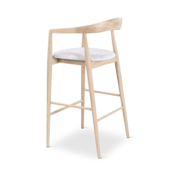 PURA bar chair oak incl cushion
