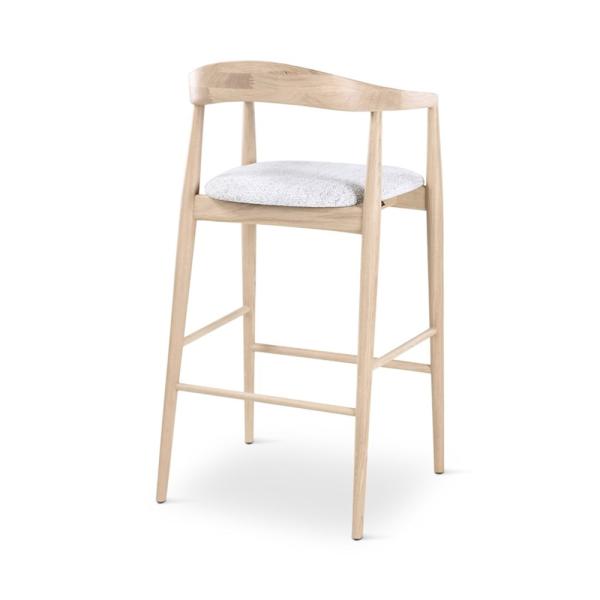 PURA bar chair oak incl cushion