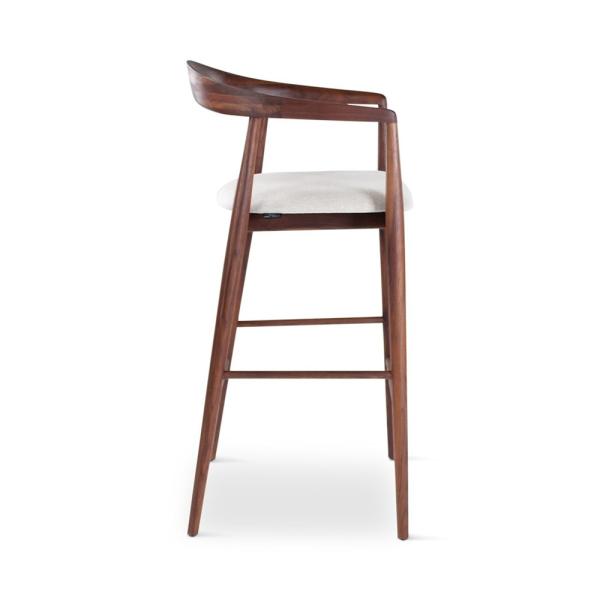 PURA barchair walnut incl cushion