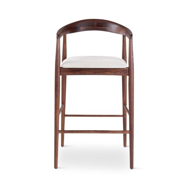 PURA barchair walnut incl cushion