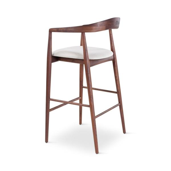 PURA barchair walnut incl cushion