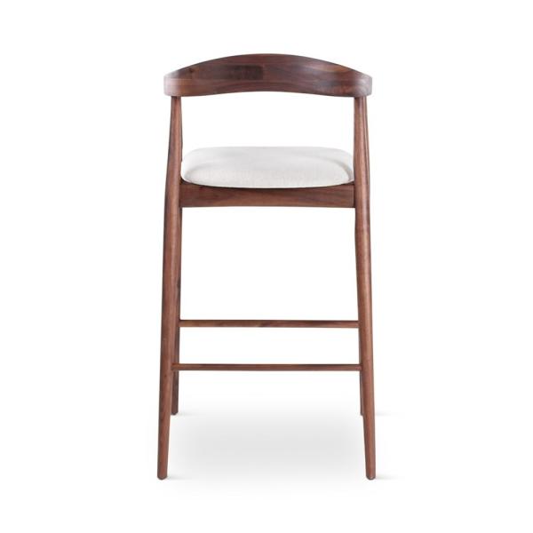 PURA barchair walnut incl cushion