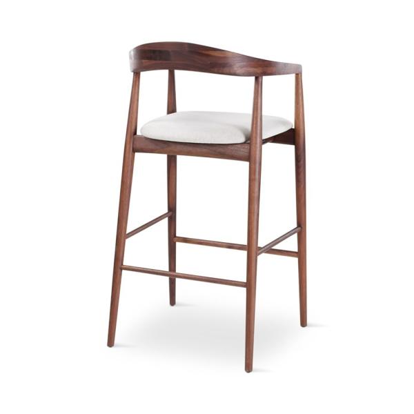 PURA barchair walnut incl cushion