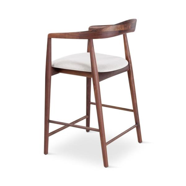 PURA counter chair walnut incl cushion