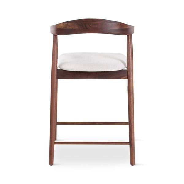 PURA counter chair walnut incl cushion