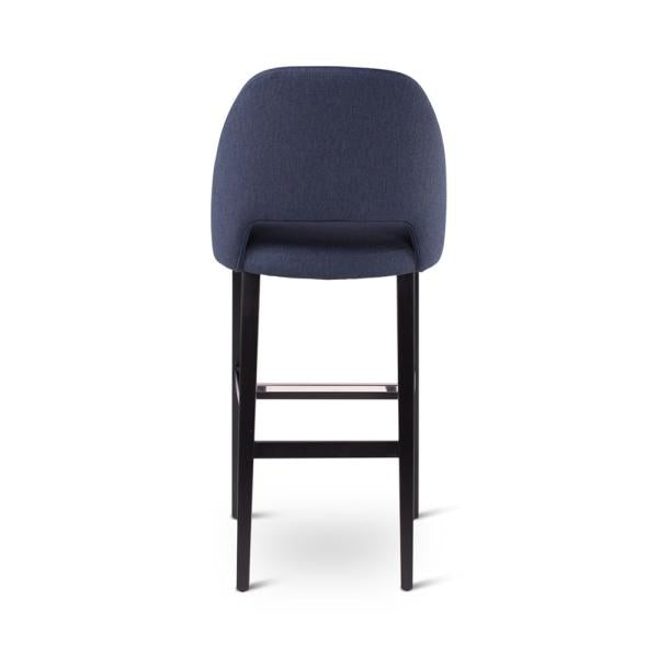 RAY bar chair with square wooden legs