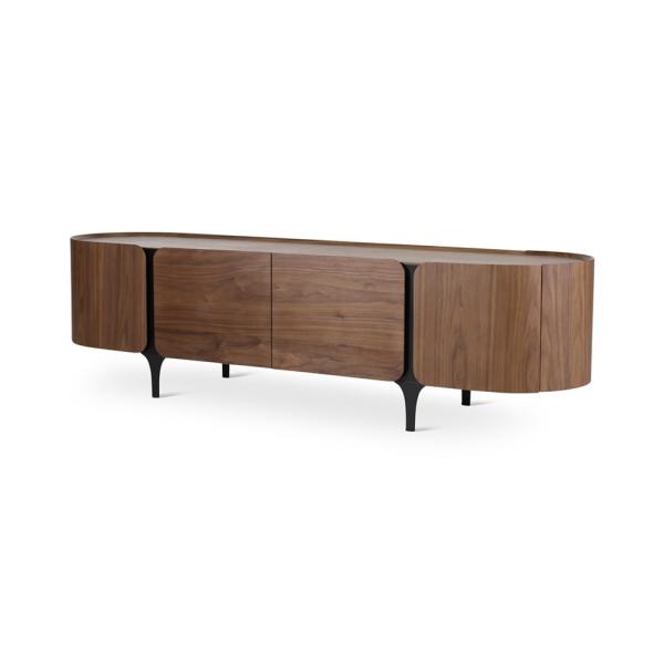 ESMAY tv unit walnut