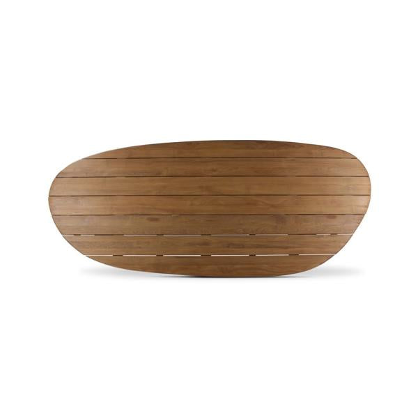 CASTOR table 300 teak naturel