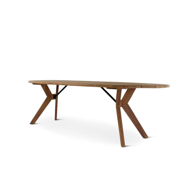 CASTOR table 300 teak naturel