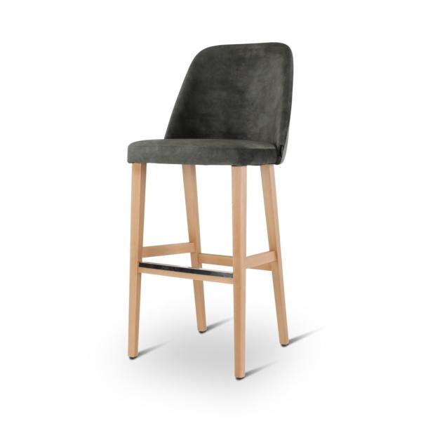 TED bar chair with square wooden legs