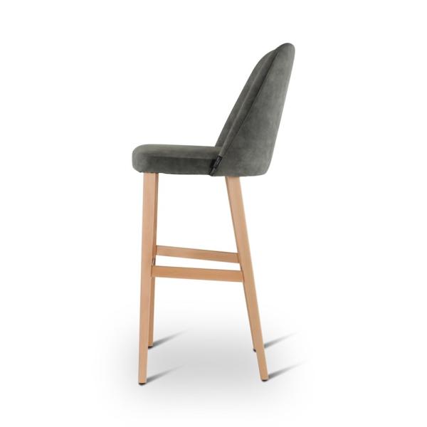 TED bar chair with square wooden legs