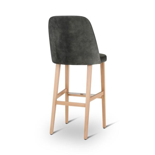 TED bar chair with square wooden legs