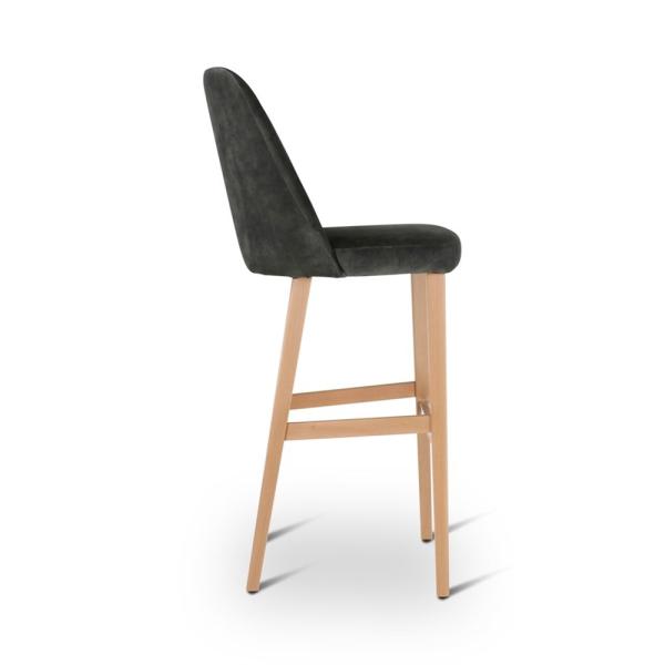 TED bar chair with square wooden legs