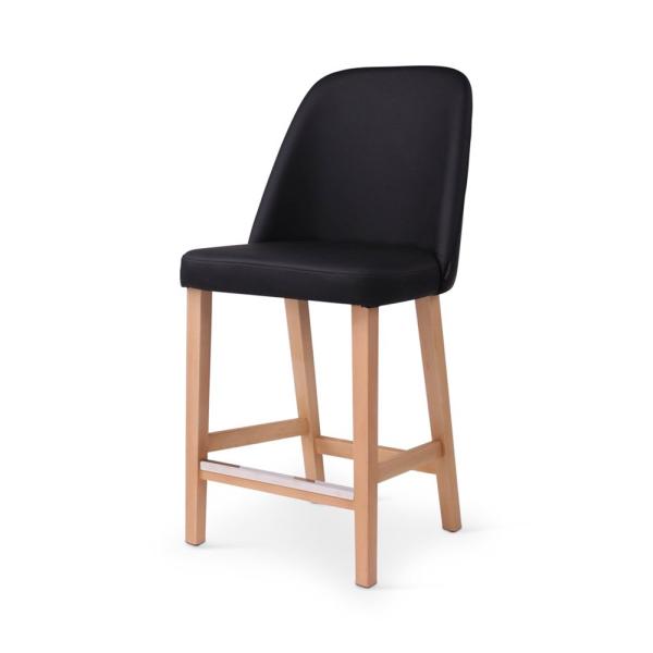 TED counter chair with square wooden legs