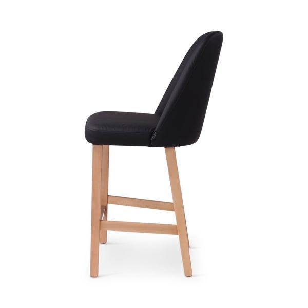 TED counter chair with square wooden legs