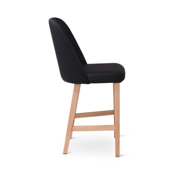 TED counter chair with square wooden legs