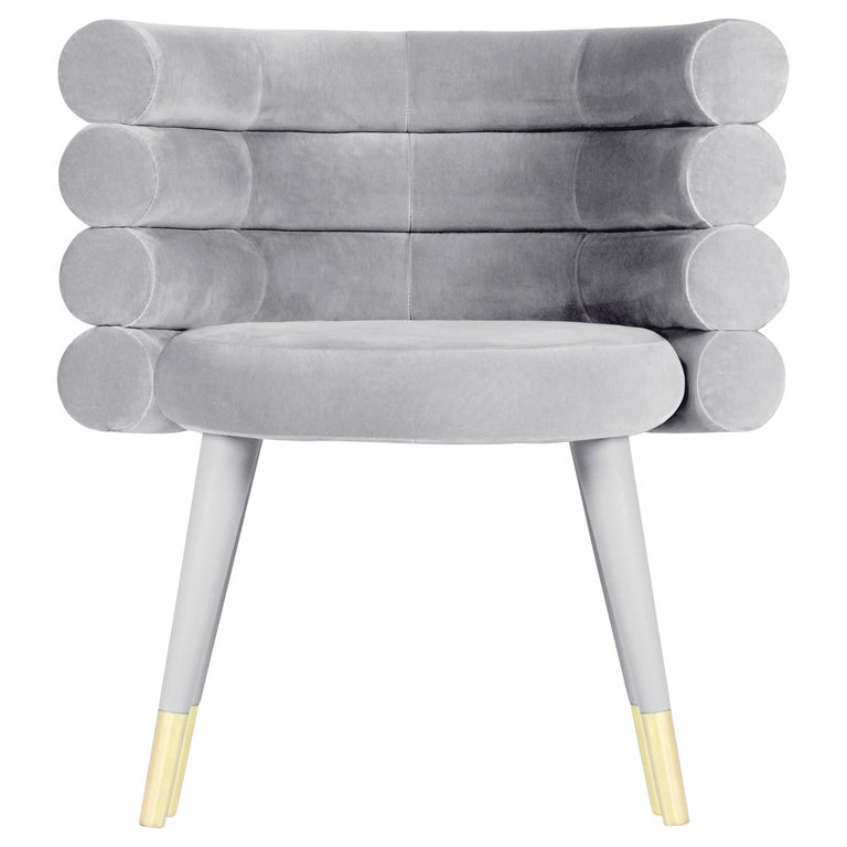 Grey Marshmallow Dining Chair, Royal Stranger | Modern Furniture + Decor