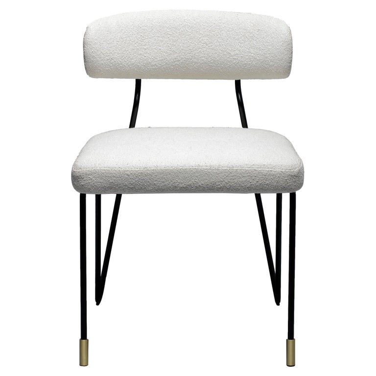 21st Century Apollo Dining Chair Black Iron Structure | Modern Furniture + Decor