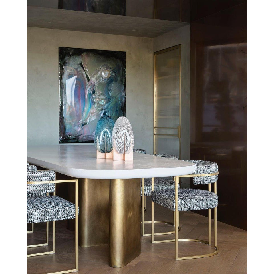 21st Century Julius Small Chair in Light Bronze | Modern Furniture + Decor