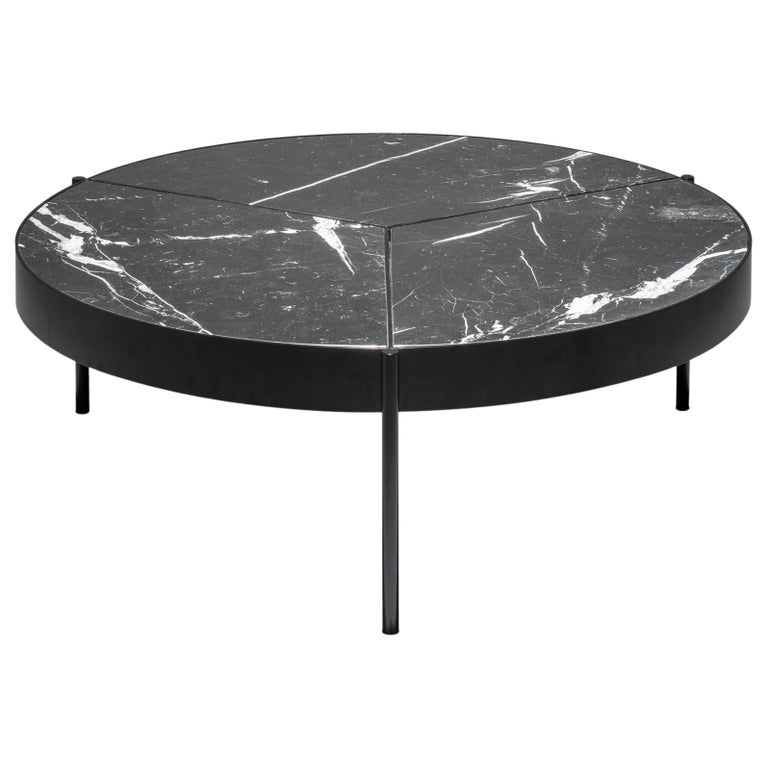 21st Century Ray Coffee Table 100 Black Lacquered Bronze | Modern Furniture + Decor