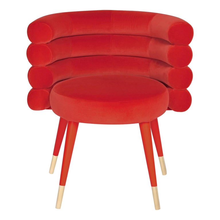 Red Marshmallow Dining Chair by Royal Stranger | Modern Furniture + Decor