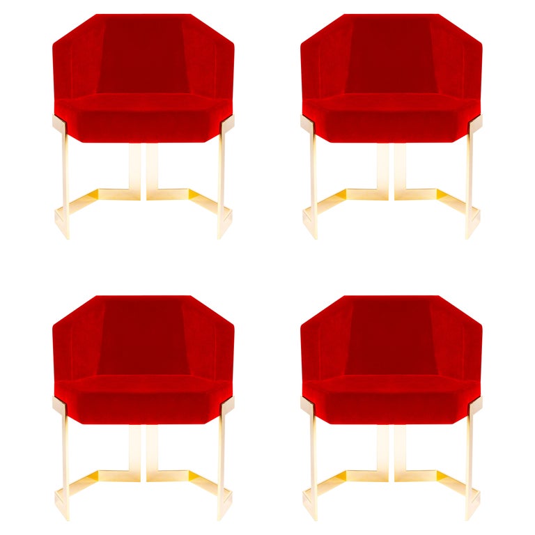 Set of 4 the Hive Dining Chairs, Royal Stranger | Modern Furniture + Decor