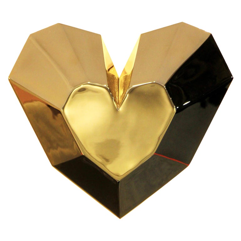 Brass Queen Heart Wall Lamp by Royal Stranger | Modern Furniture + Decor