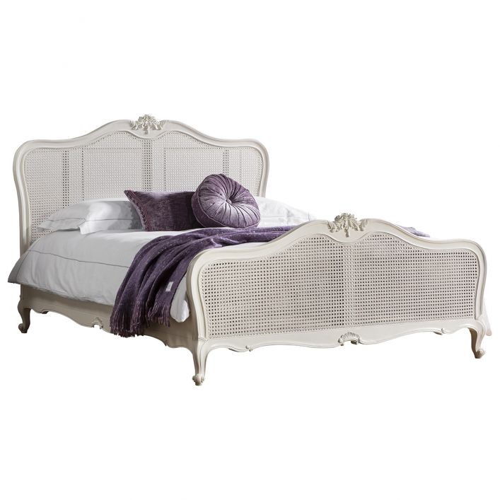 Chic King Cane Bed | Modern Furniture + Decor