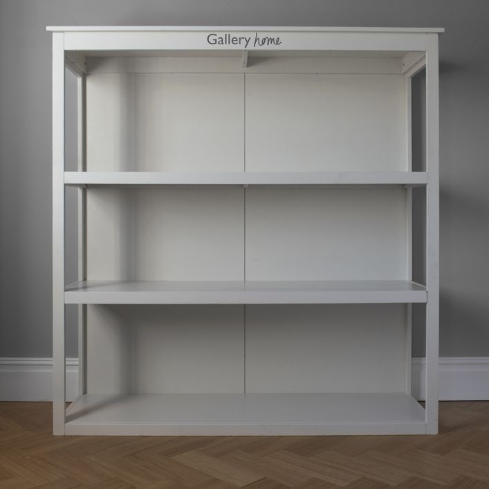 White Floor Standing Shelf Unit | Modern Furniture + Decor