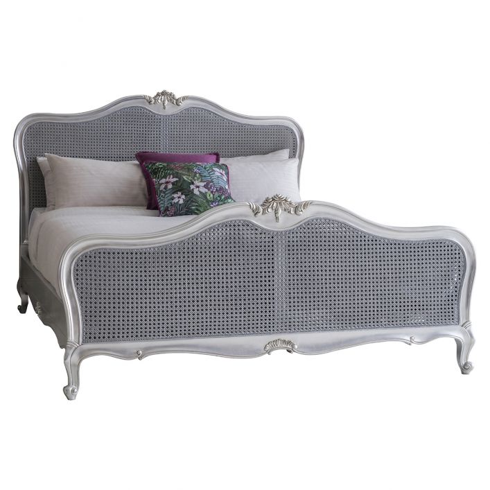 Chic King Cane Bed | Modern Furniture + Decor