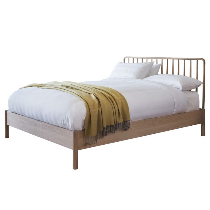 Wycombe King Spindle Bed | Modern Furniture + Decor