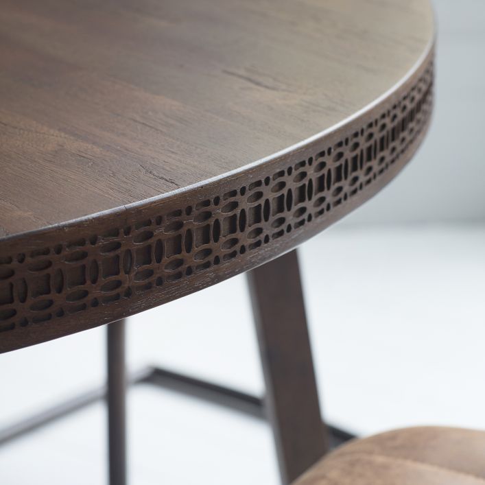 Boho Retreat Round Dining Table | Modern Furniture + Decor