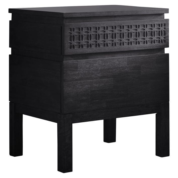 Boho Bedside 2 Drawer Chest | Modern Furniture + Decor