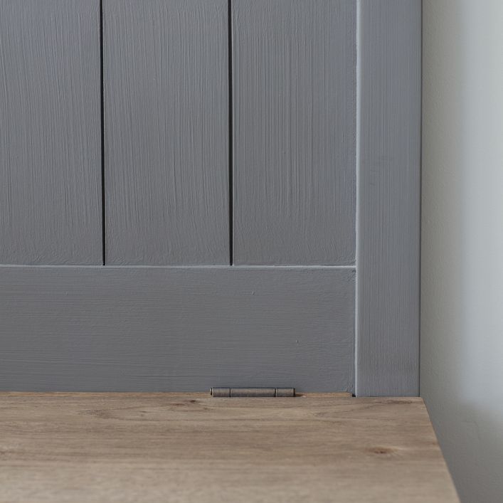 Cookham Hall Bench Grey | Modern Furniture + Decor