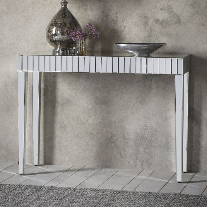Florence Mirrored Console Table | Modern Furniture + Decor
