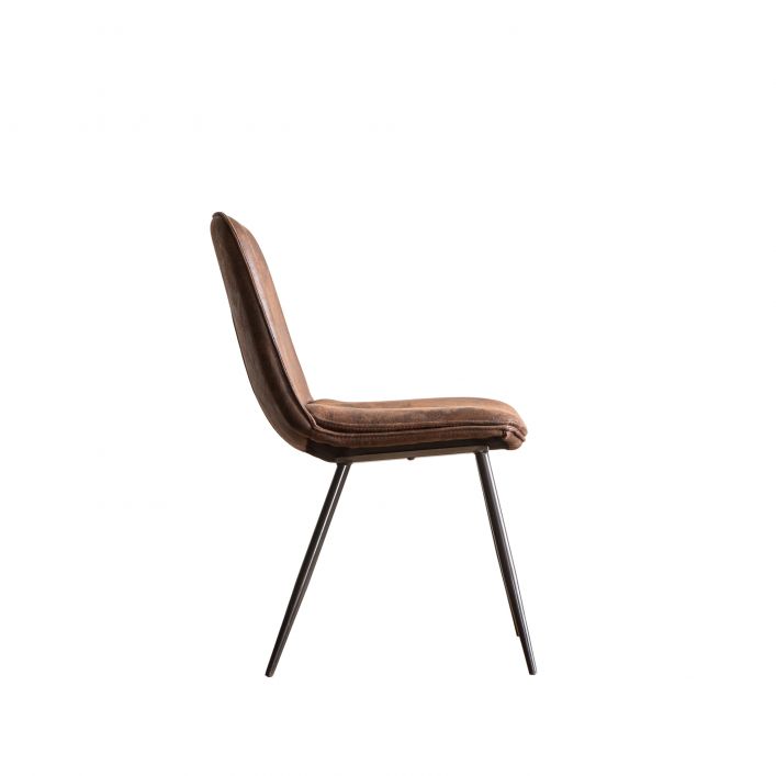 Newton Chair Brown (2pk) | Modern Furniture + Decor