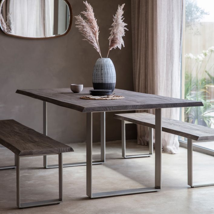 Huntington Dining Table Grey | Modern Furniture + Decor