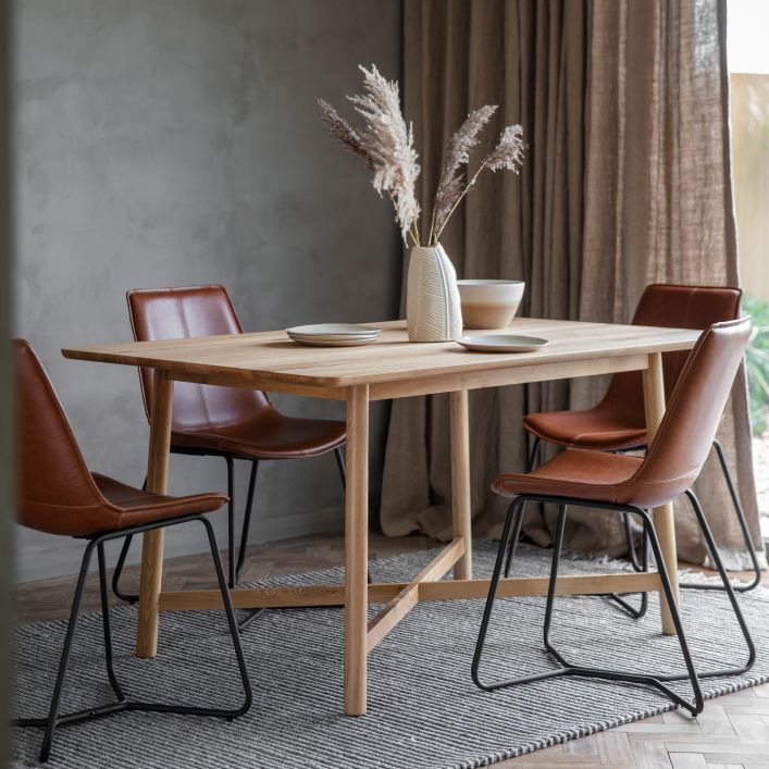 Kingham Dining Table Oak | Modern Furniture + Decor