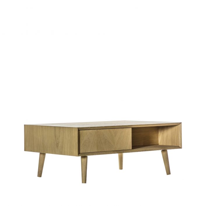Milano 2 Drawer Coffee Table | Modern Furniture + Decor