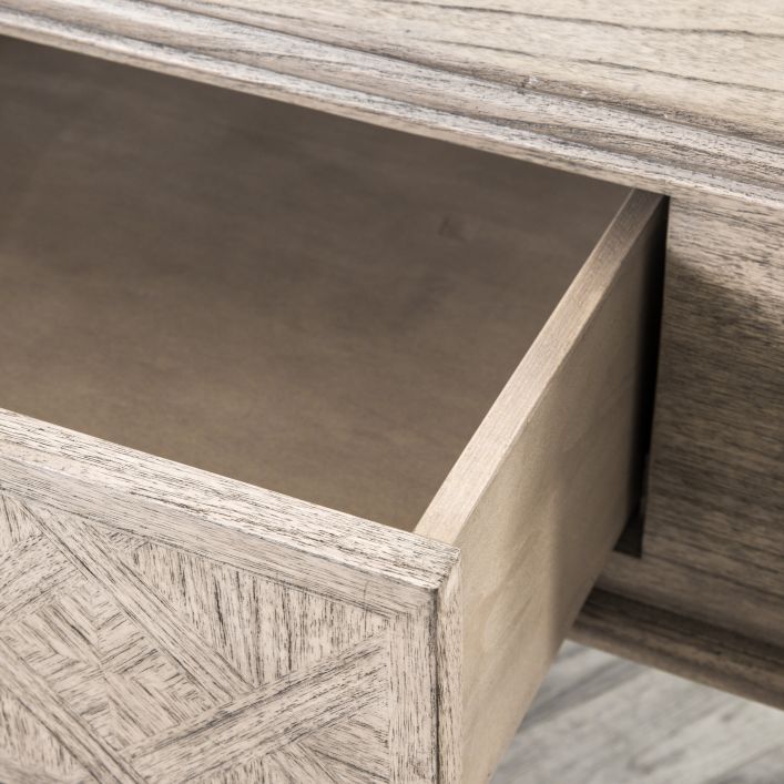 Mustique Square 2 Drawer Coffee Table | Modern Furniture + Decor