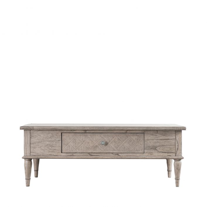 Mustique Push Drawer Coffee Table | Modern Furniture + Decor