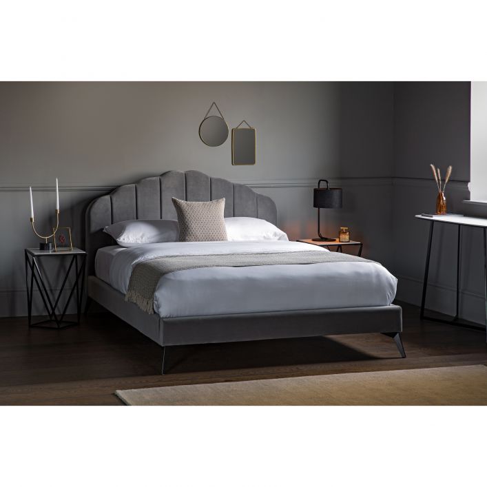 Cavendish Bed Velvet | Modern Furniture + Decor