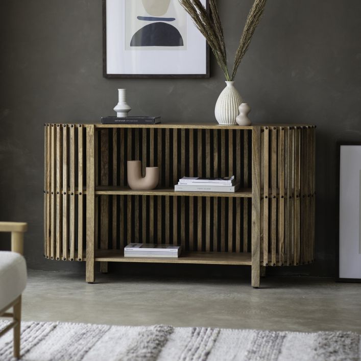 Voss Slatted Console Table | Modern Furniture + Decor