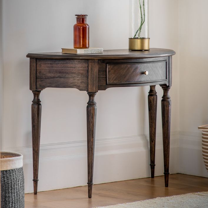 Madison Demi Lune Table | Modern Furniture + Decor