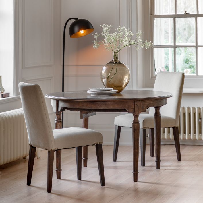 Madison Extending Round Table | Modern Furniture + Decor