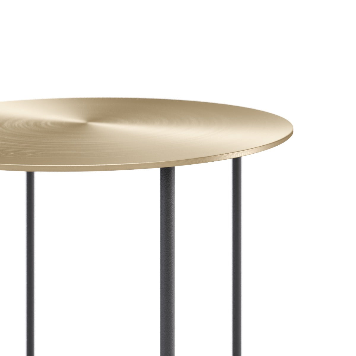 Domkapa Inside Side Table Tall With Metal Top - Customisable | Modern Furniture + Decor