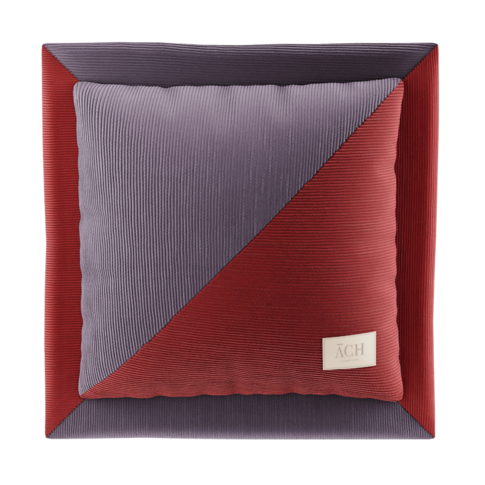 PURPLE RED SQUARE 60X60CM | Modern Furniture + Decor